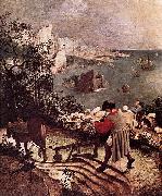 Pieter Bruegel the Elder Landscape with the Fall of Icarus oil painting reproduction